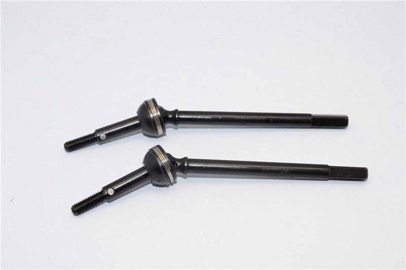 GPM Vaterra K5 Blazer Ascender Tuning Teile Steel #45 Front CVD Drive Shaft - 1Pr Black von GPM