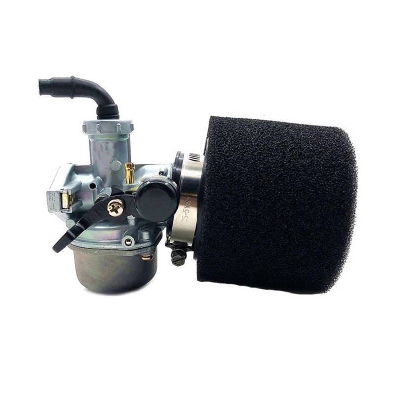 Kit Vergaser Für 110 Für 125cc Dirt Pit Bike ATV AFFE Motorrad Für PZ22 Vergaser 22mm carb Mit Luftfilter(AJ) von GPNPCFMFVK
