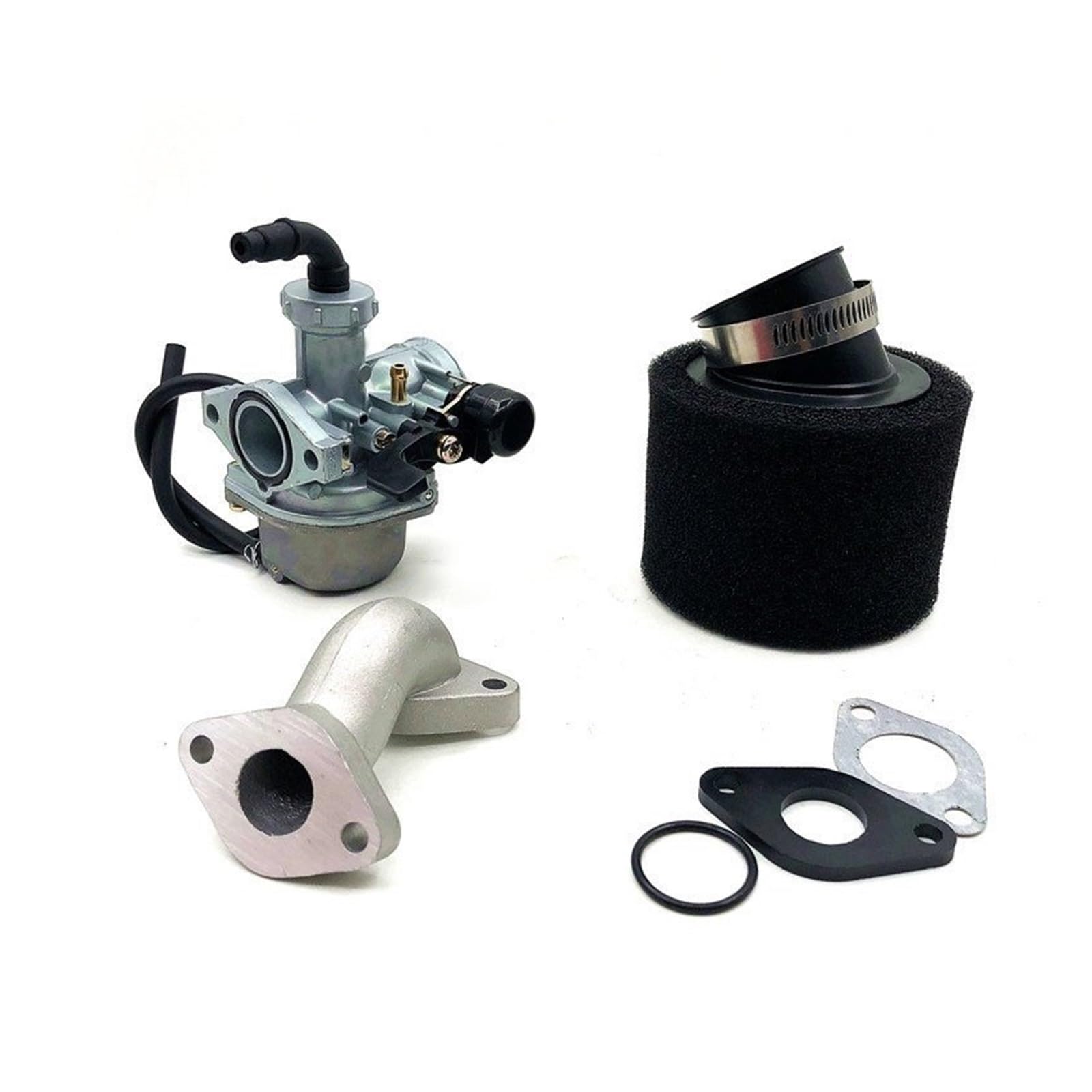 Kit Vergaser Für 110 Für 125cc Dirt Pit Bike ATV AFFE Motorrad Für PZ22 Vergaser 22mm carb Mit Luftfilter(AL) von GPNPCFMFVK