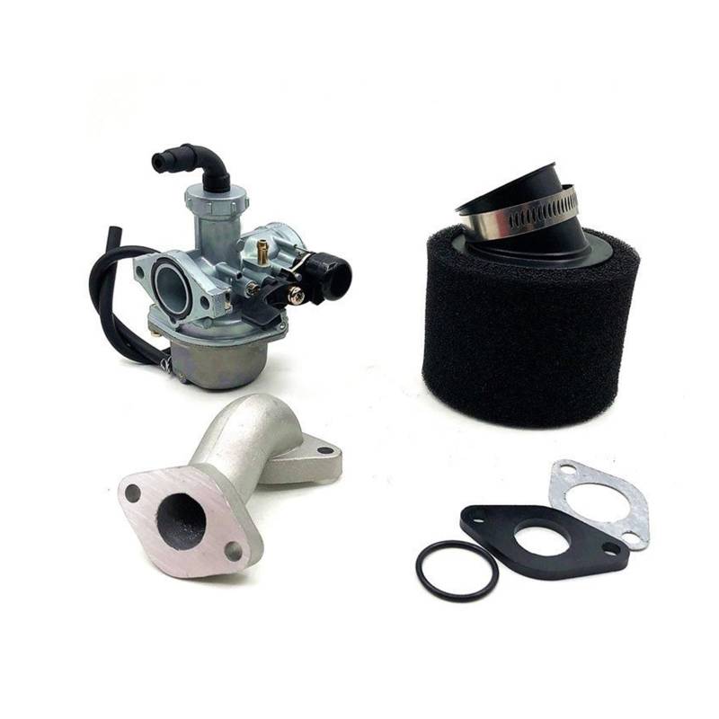 Kit Vergaser Für 110 Für 125cc Dirt Pit Bike ATV AFFE Motorrad Für PZ22 Vergaser 22mm carb Mit Luftfilter(AL) von GPNPCFMFVK