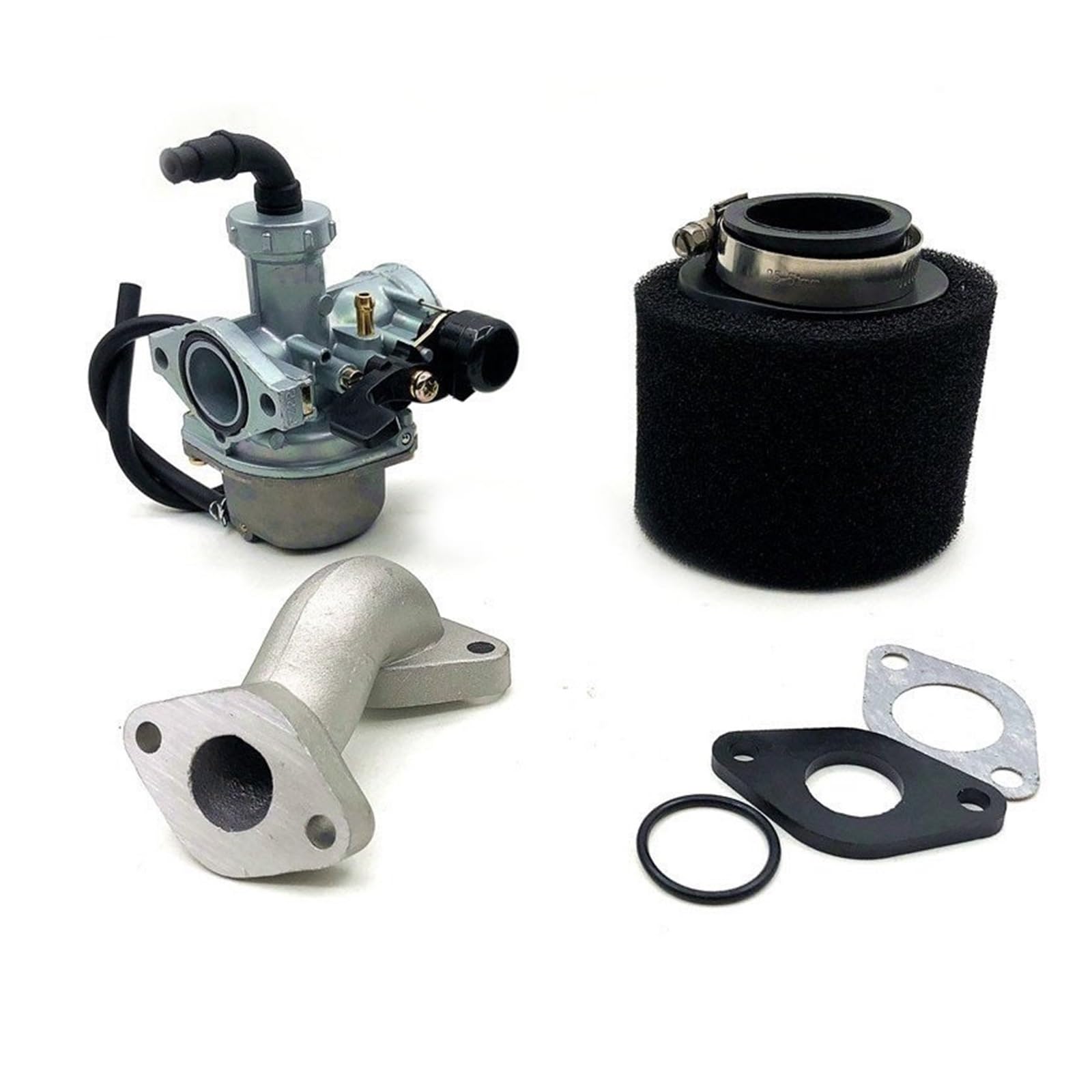 Kit Vergaser Für 110 Für 125cc Dirt Pit Bike ATV AFFE Motorrad Für PZ22 Vergaser 22mm carb Mit Luftfilter(AM) von GPNPCFMFVK