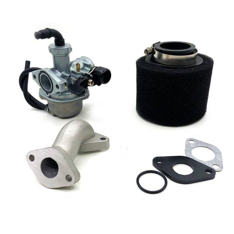 Kit Vergaser Für 110 Für 125cc Dirt Pit Bike ATV AFFE Motorrad Für PZ22 Vergaser 22mm carb Mit Luftfilter(AM) von GPNPCFMFVK