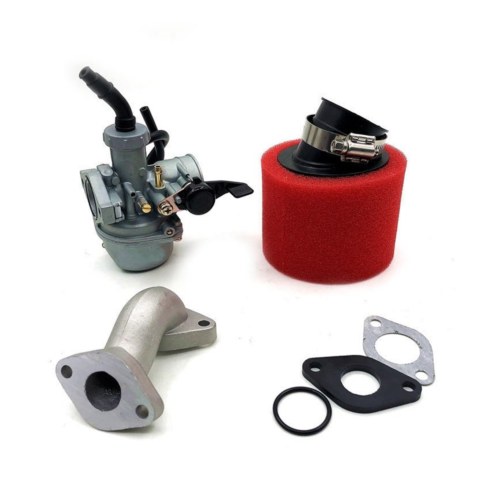 Kit Vergaser Für 110 Für 125cc Dirt Pit Bike ATV AFFE Motorrad Für PZ22 Vergaser 22mm carb Mit Luftfilter(AO) von GPNPCFMFVK