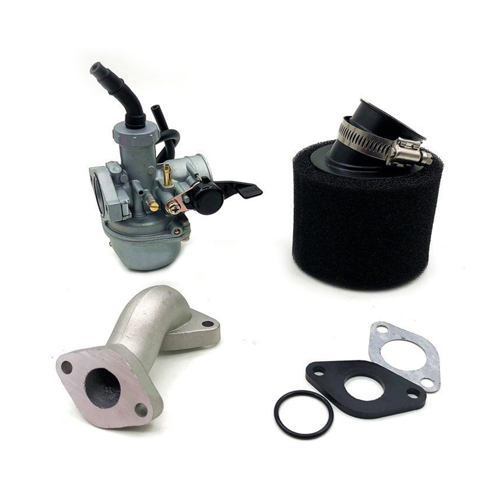 Kit Vergaser Für 110 Für 125cc Dirt Pit Bike ATV AFFE Motorrad Für PZ22 Vergaser 22mm carb Mit Luftfilter(AP) von GPNPCFMFVK