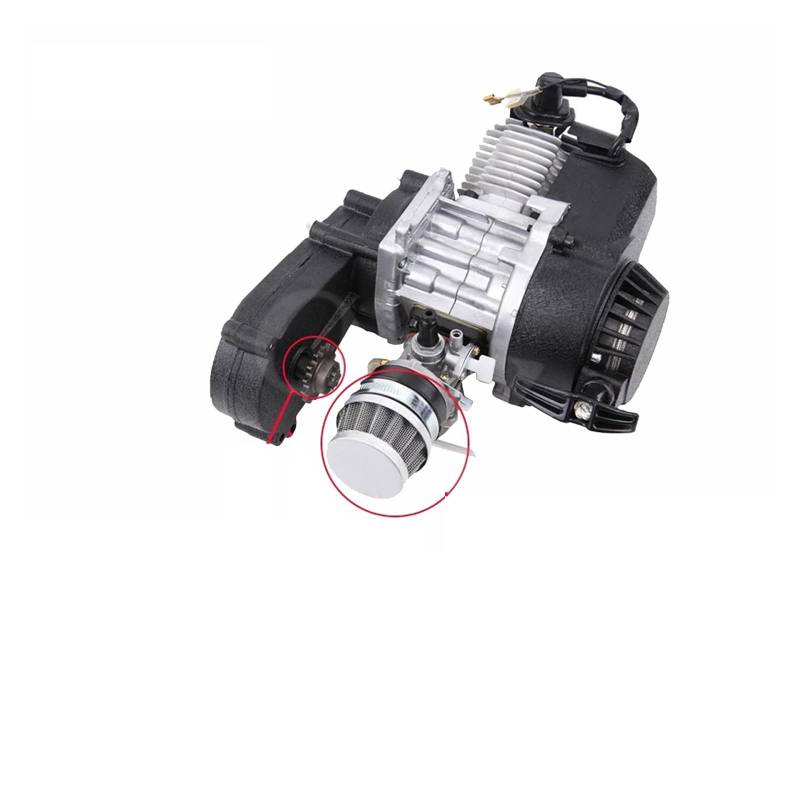 Kit Vergaser Für 49CC Für 2-Takt Dirt Bike Pit Fahrrad Roller Luftfilter Motor Kit ATV Motocross Motor Vergaser(Style1) von GPNPCFMFVK