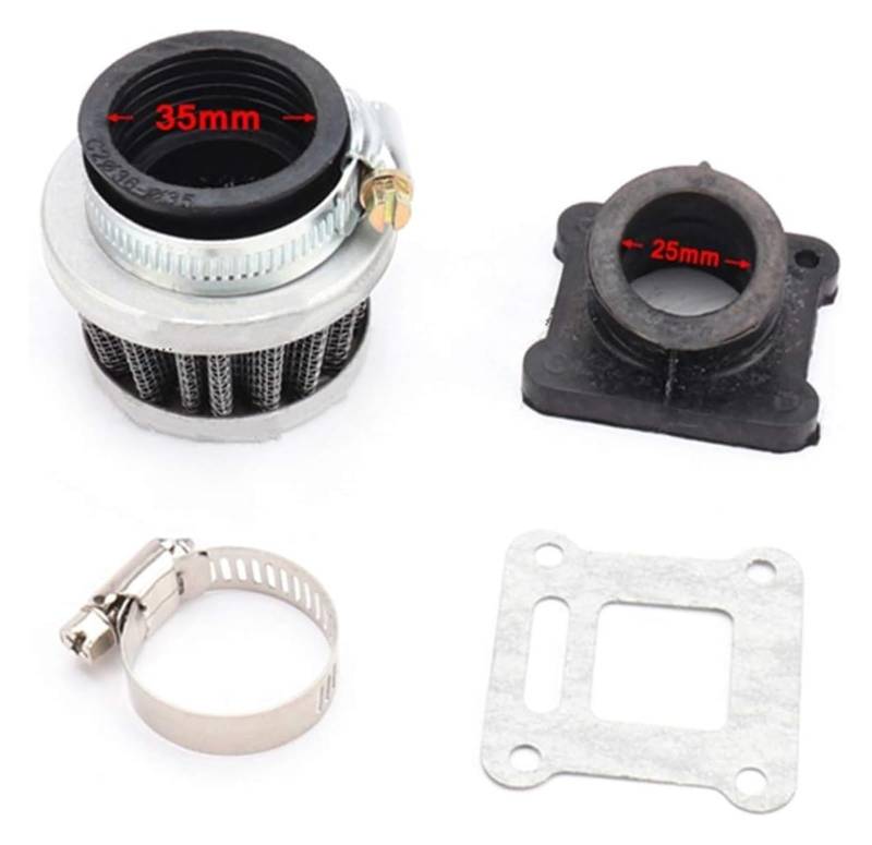 Kit Vergaser Für 50 50SX 50CC J&UNIOR 50CC SX 2001-2008 Handkeil-Vergasersatz 20-mm-Motorradvergaser Mit Luftfilter Und Verteilermanschette(Air Filter Manifold) von GPNPCFMFVK