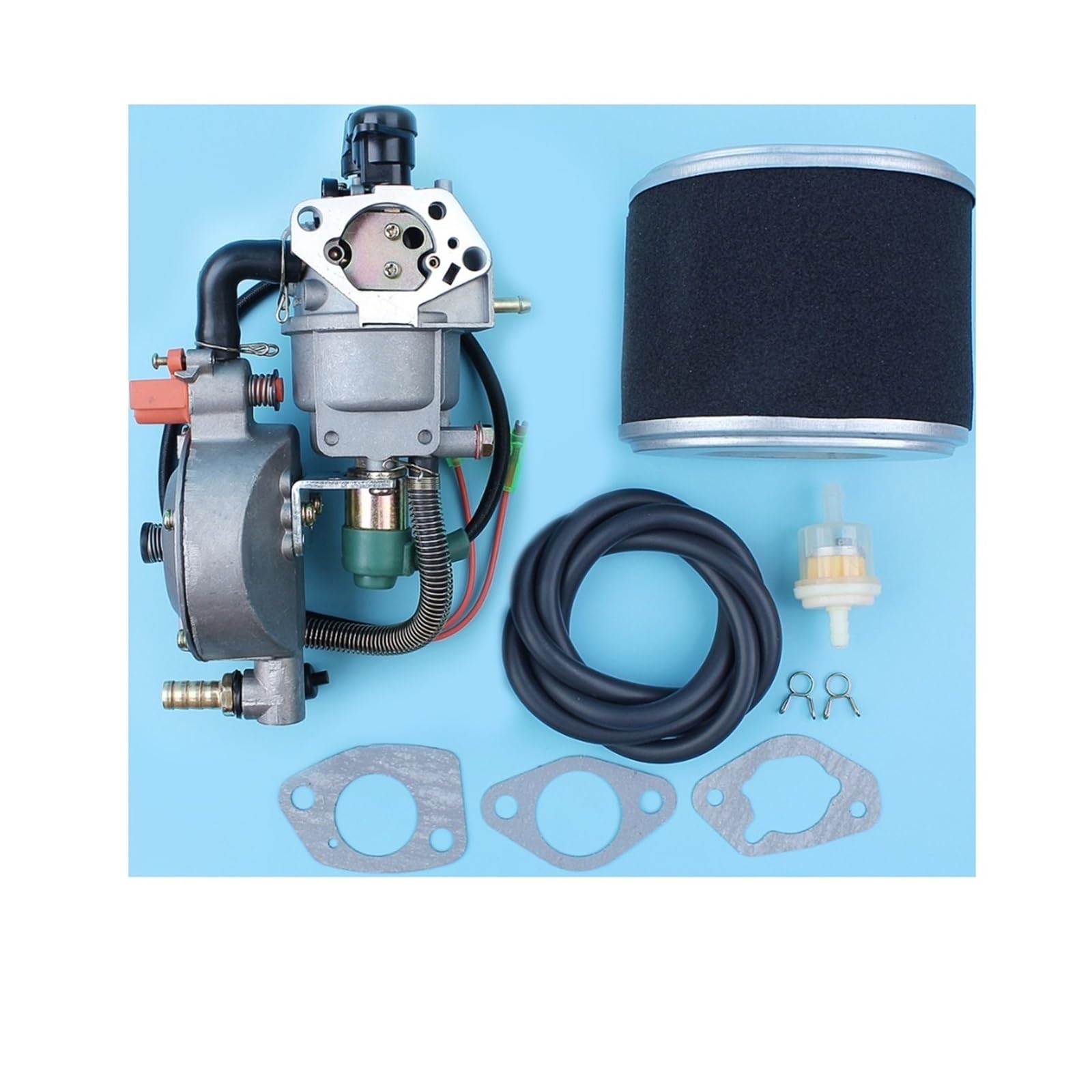 Kit Vergaser Für GX390 Für 13HP Für 188F Für 4,5 KW-8KW LPG/CNG/Benzin Luftfilter Auto Choke Dual Kraftstoff Vergaser Conversion Kit Kit Vergaser Für GX390 Für 13HP Für 188F Für 4,5 KW-8KW LPG/CNG/Benzin Luftfilter Auto Choke Dual Kraftstoff Vergaser Conversion Kit von GPNPCFMFVK