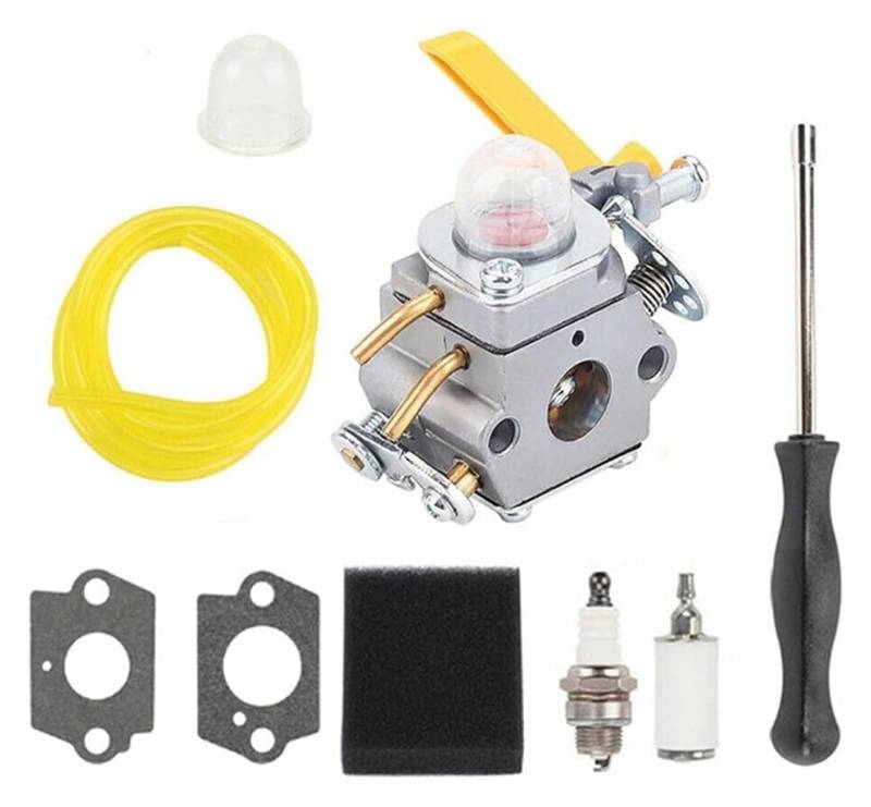 Kit Vergaser Für Homelite Für Ryobi 25cc 26cc 30cc Vergaser Heckenschere Carb Vergaser Werkzeuge Luftfilter Kraftstoff Schlauch Primer Birne von GPNPCFMFVK