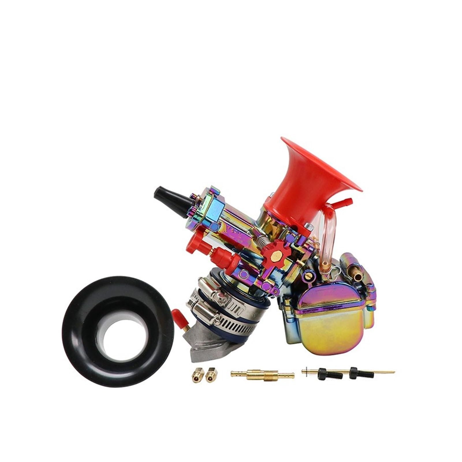 Kit Vergaser Für Keihin PWK Für YD28 Für YD30 ATV Quad Go Kart Dirt Bike Motorrad Racing 28/30mm Vergaser(30mm Colored) von GPNPCFMFVK