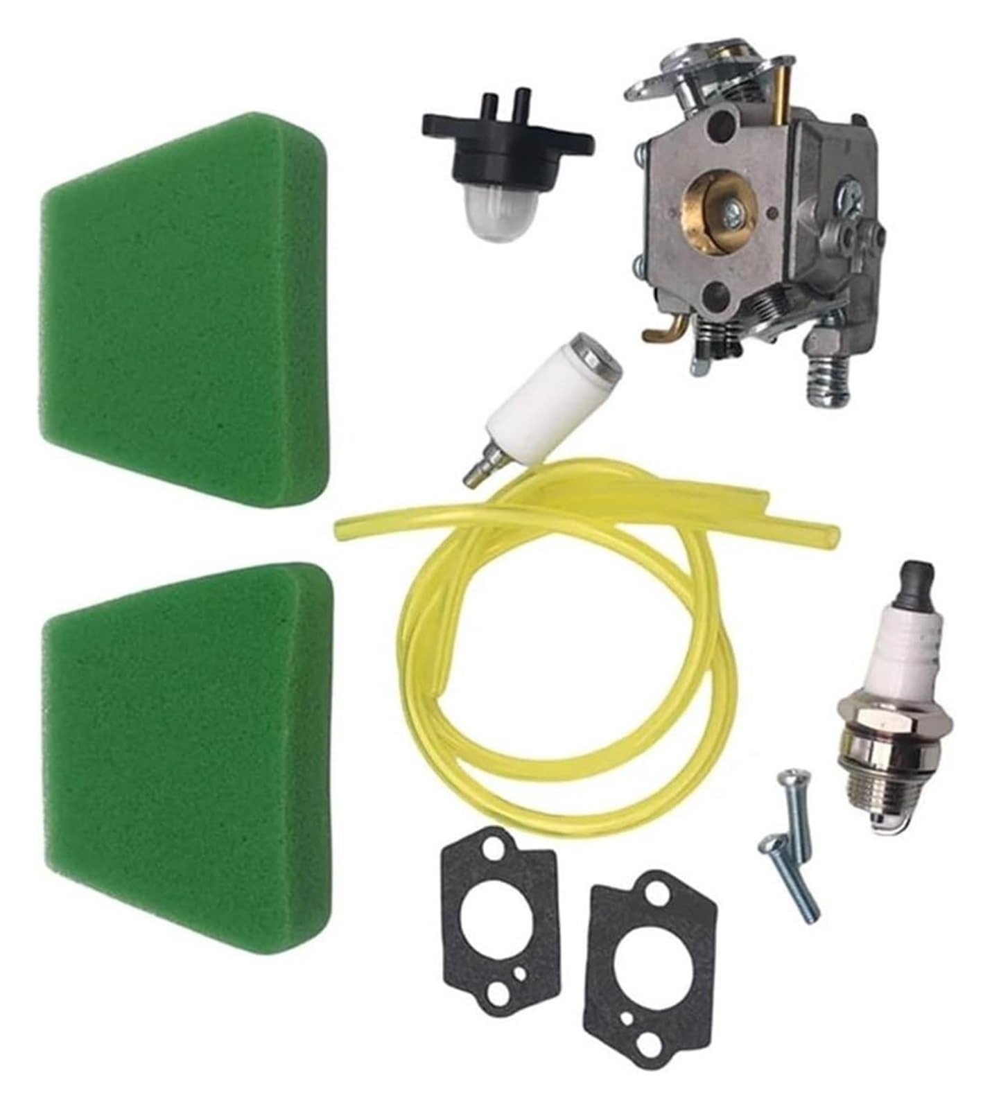 Kit Vergaser Für Partner 350 351 370 371 390 420 Für McCulloch 333 335 338 Für Poulan 050 2055 2115 2150 Vergaser Luftfilter 5300718-21 WT-622 Vergaser Carb(1 Set) von GPNPCFMFVK
