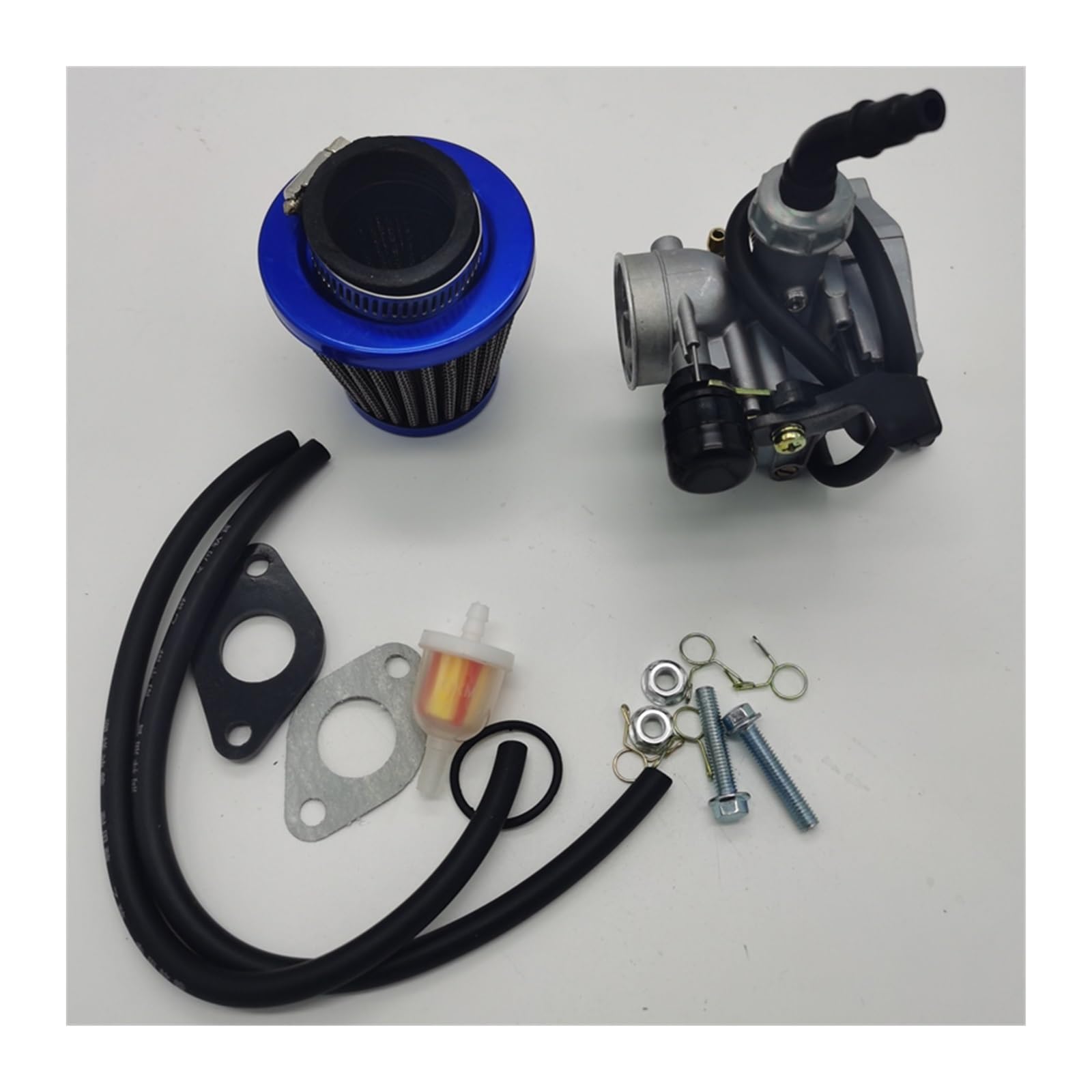 Kit Vergaser Für Taotao Für Sunl 50cc 70cc 90cc 110cc 125cc Quad ATV 19mm Hand Choke Vergaser Mit Luftfilter PZ19(Set 2) von GPNPCFMFVK