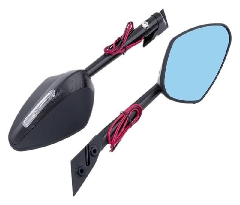 Lenkerendenspiegel Motorrad Für Du&Cati V2 V4 V4S 959 1299 Für Pan&igale Supersport 939 Motorrad Rückspiegel Seitenspiegel Motorradzubehör Rückspiegel(Schwarz) von GPNPCFMFVK