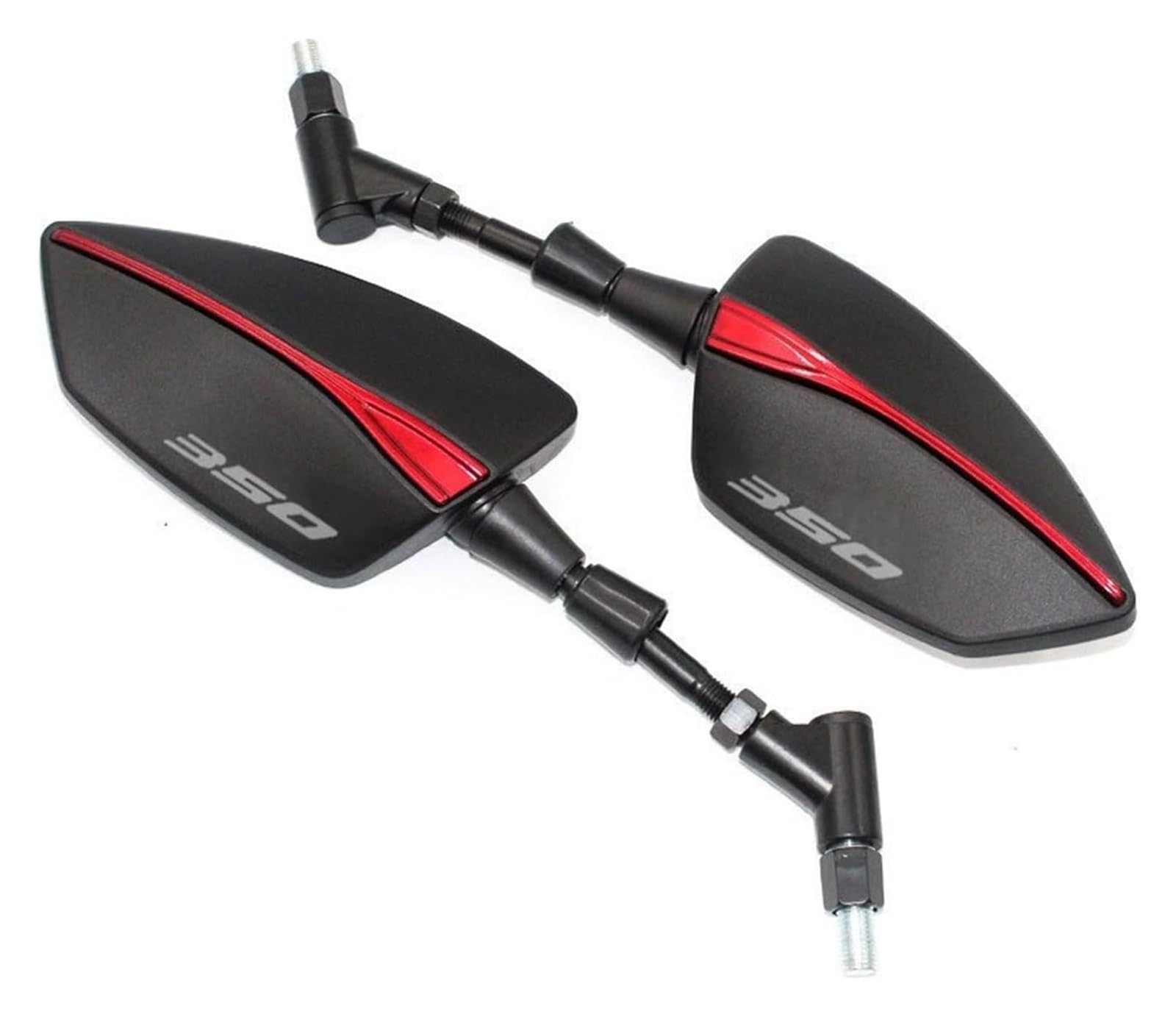 Lenkerendenspiegel Motorrad Für FO&RZA 350 Für FORZA350 NSS350 NSS 350 Motorrad Rearview Außenspiegel Universal 8/10MM Schraube Rückspiegel Rückspiegel(4) von GPNPCFMFVK