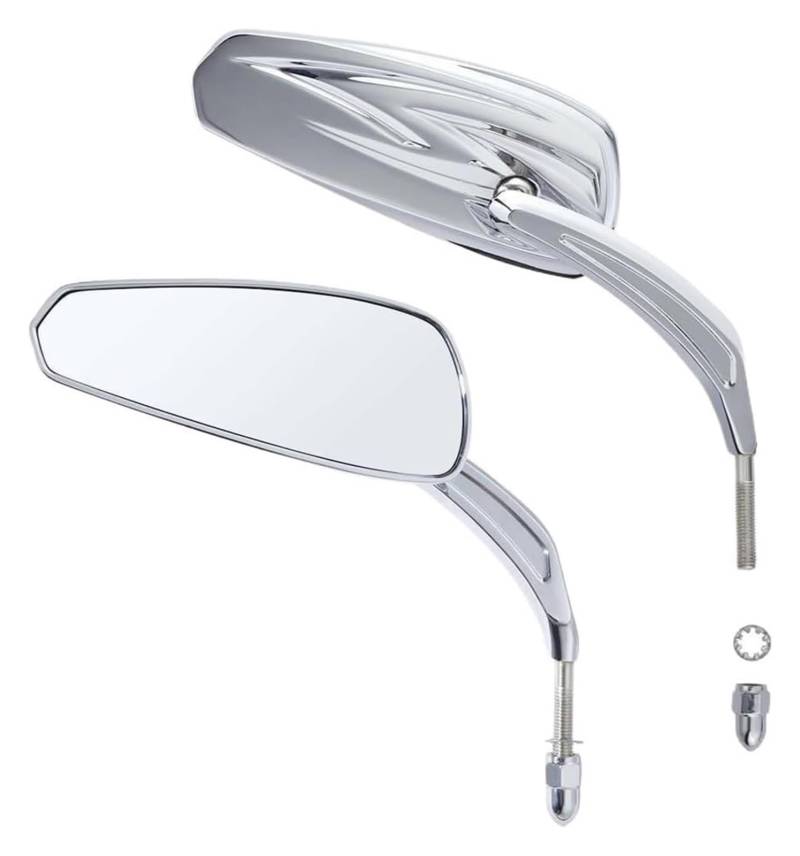 Lenkerendenspiegel Motorrad Für Ha&rley Für SPO&rtster XL Für Touring Motorrad Seitenspiegel Zubehör 8mm Motorrad Rückspiegel Rückspiegel(2) von GPNPCFMFVK