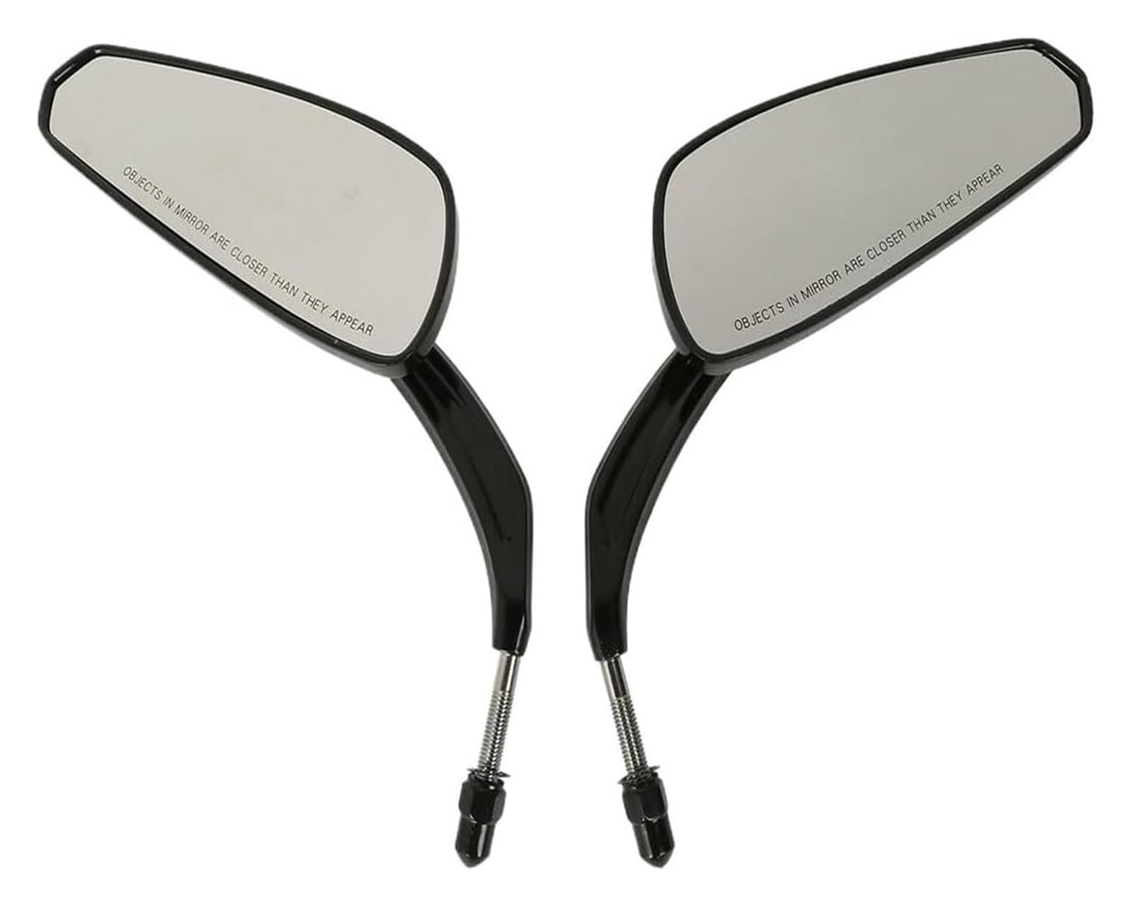 Lenkerendenspiegel Motorrad Für Ha&rley Für SPO&rtster XL Für Touring Motorrad Seitenspiegel Zubehör 8mm Motorrad Rückspiegel Rückspiegel(Schwarz) von GPNPCFMFVK