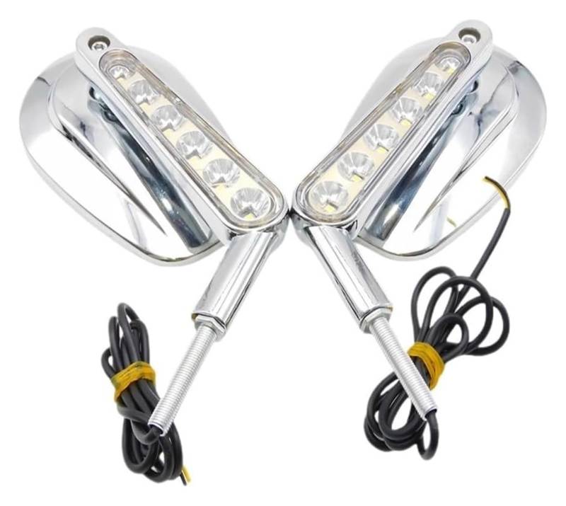 Lenkerendenspiegel Motorrad Für Ha&rley Für SPO&rtster XL883 1200 Für Touring V-Rod VRSCF Motorrad Rückspiegel Motorradspiegel Rückspiegel von GPNPCFMFVK