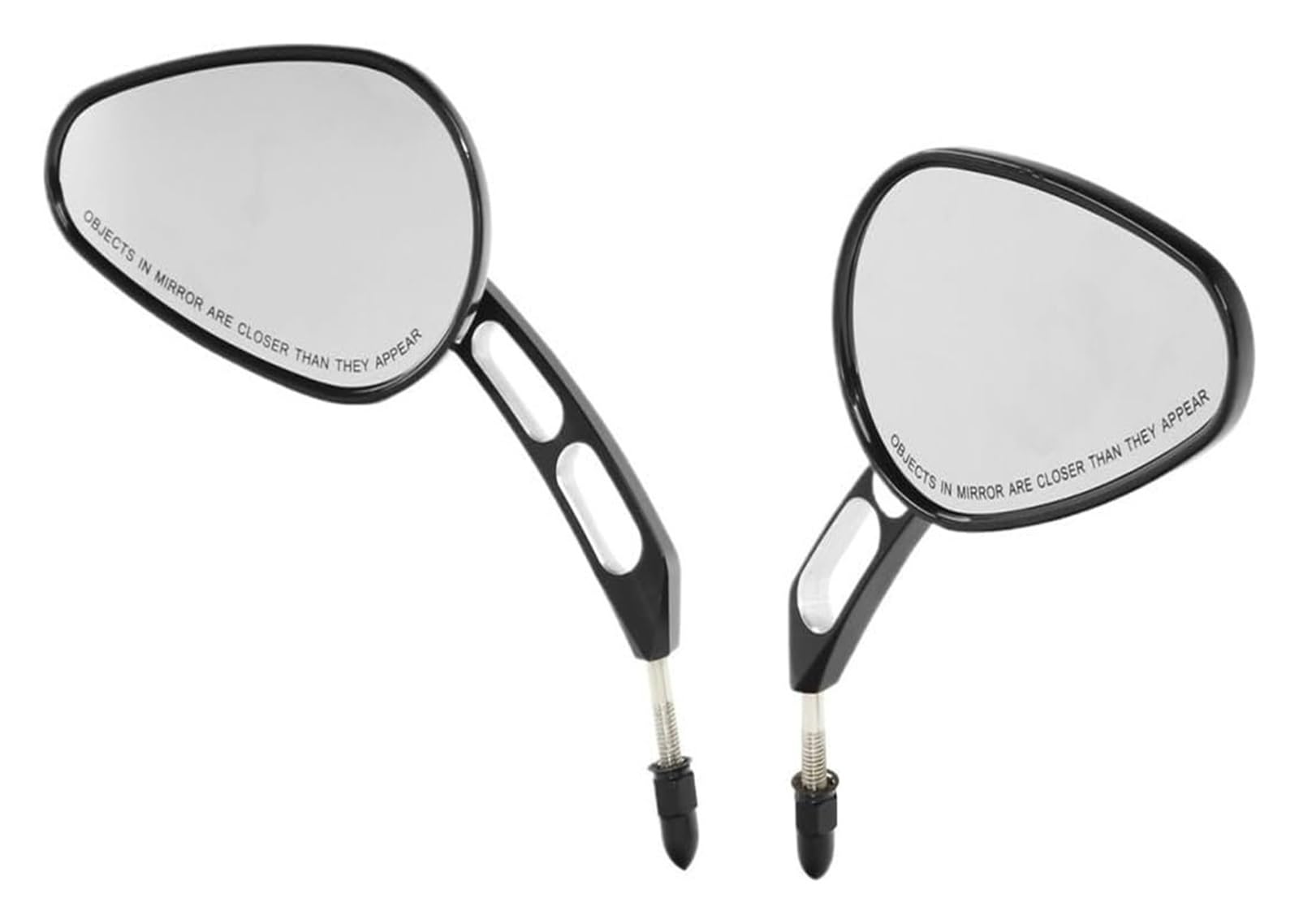 Lenkerendenspiegel Motorrad Für Ha&rley Touring SPO&rtster XL883 XL1200 Motorradzubehör Motorrad 8MM Motorrad-Rückspiegel Rückspiegel(Schwarz) von GPNPCFMFVK