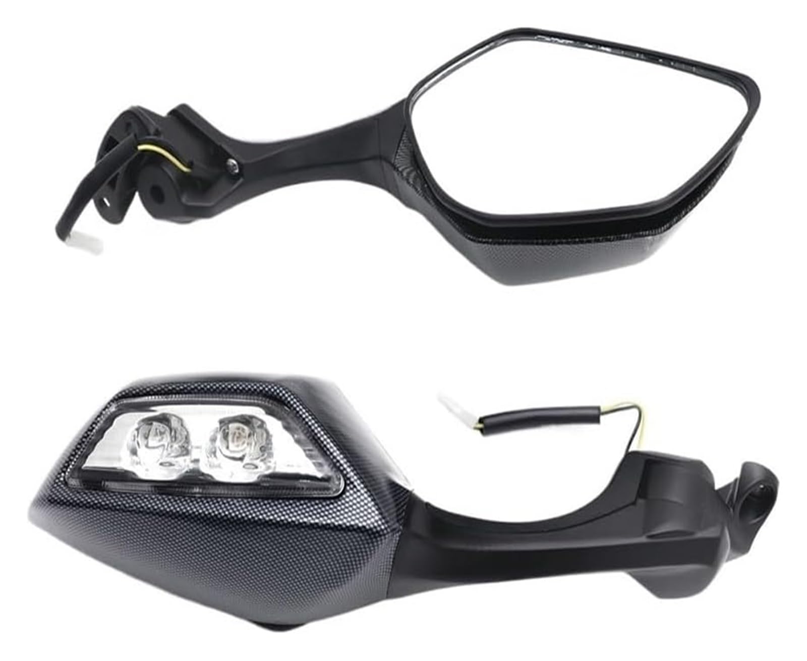 Lenkerendenspiegel Motorrad Für Kaw&asaki Für Ninja ZX10R ZX-10R 2011-2020 Motorradspiegel Motorrad Rückansicht Rückspiegel Motorradzubehör Rückspiegel(4) von GPNPCFMFVK