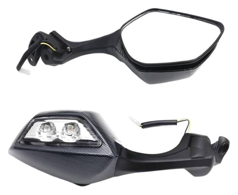 Lenkerendenspiegel Motorrad Für Kaw&asaki Für Ninja ZX10R ZX-10R 2011-2020 Motorradspiegel Motorrad Rückansicht Rückspiegel Motorradzubehör Rückspiegel(4) von GPNPCFMFVK