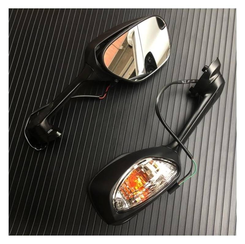 Lenkerendenspiegel Motorrad Für SU&ZUKI GSXR 600 750 GSXR1000 2011-2021 2009-2016 Motorradzubehör Motorrad-Seitenrückspiegel Rückspiegel(Schwarz) von GPNPCFMFVK