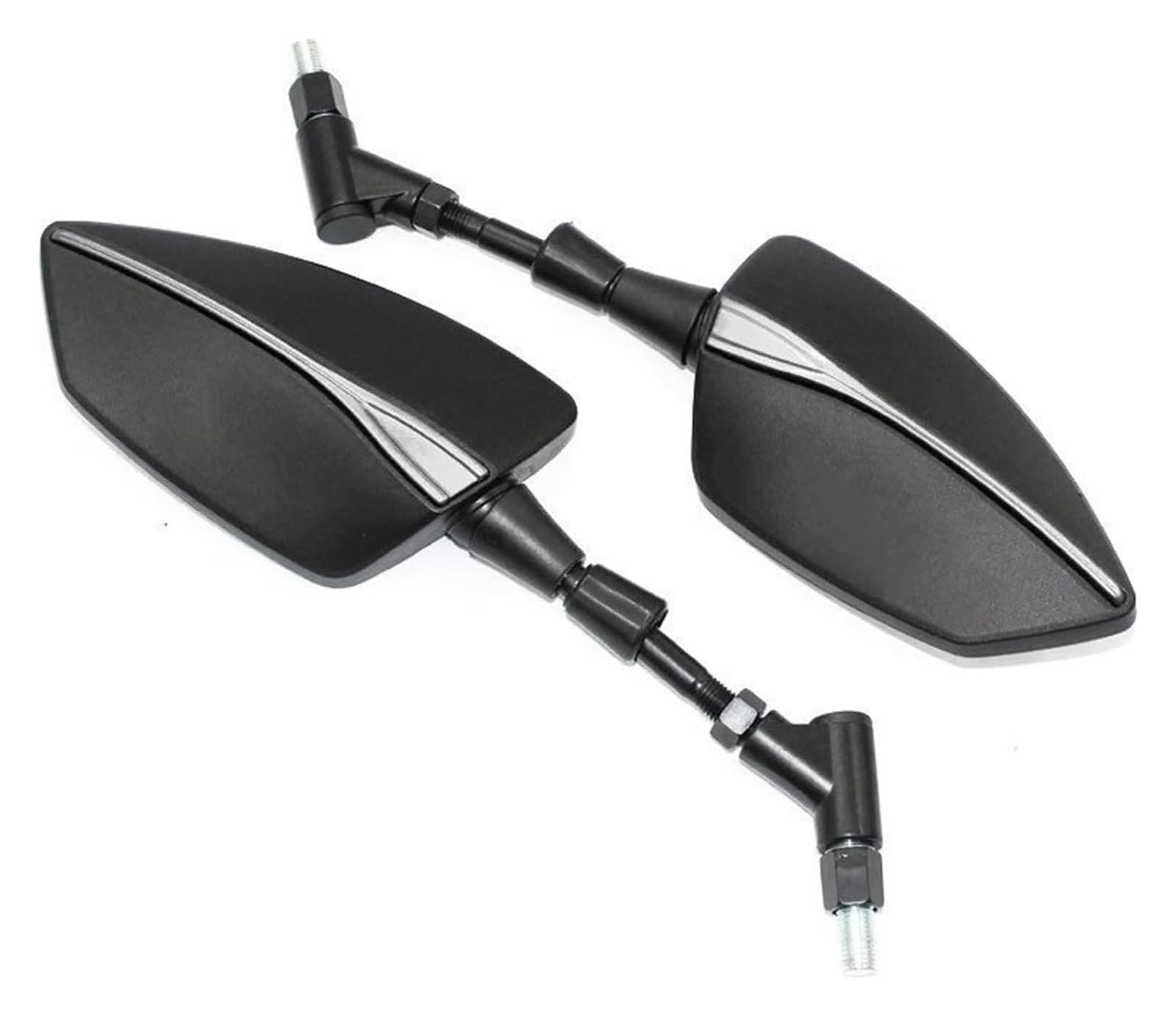 Lenkerendenspiegel Motorrad Für SYM Für JOYMAX Z300 Für JOYMAX Z 300 Universal 8/10MM Schraube Motorrad Rearview Außenspiegel Rückspiegel Rückspiegel(Weiß) von GPNPCFMFVK