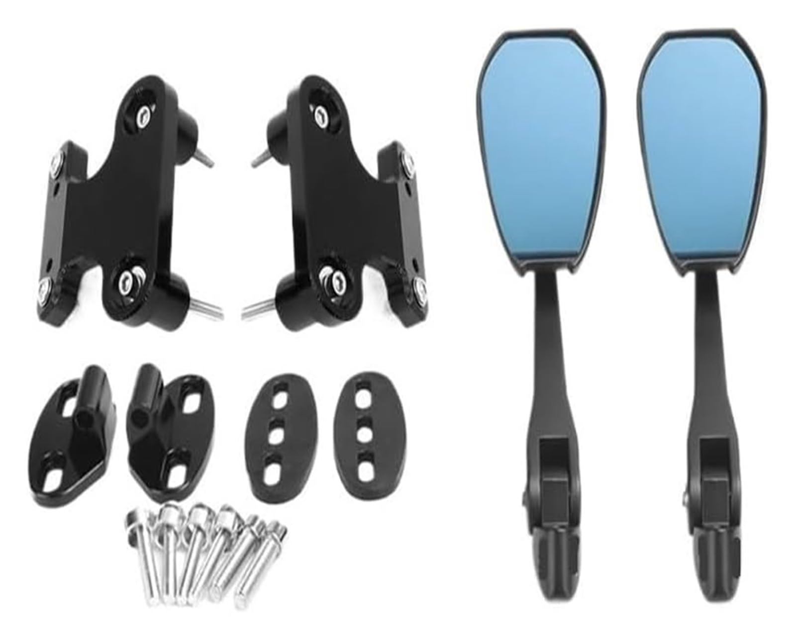 Lenkerendenspiegel Motorrad Für Yam&aha XMAX300 Xmax300 X MAX 300 2017-2023 Motorradzubehör Spiegel Motorrad Rückspiegel Geeignet Rückspiegel(17-22 Long Rod) von GPNPCFMFVK
