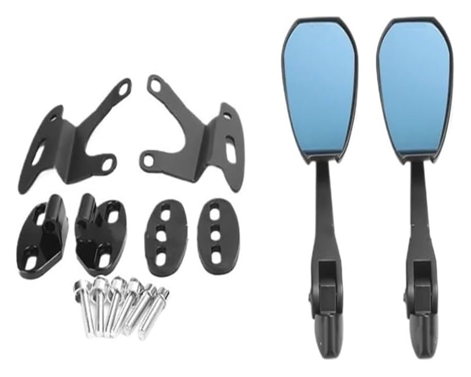 Lenkerendenspiegel Motorrad Für Yam&aha Xmax X-max 300 Xmax300 2023 Motorradzubehör Motorradrückspiegel Rückspiegel Seitenspiegel Rückspiegel(1 Set - Long) von GPNPCFMFVK