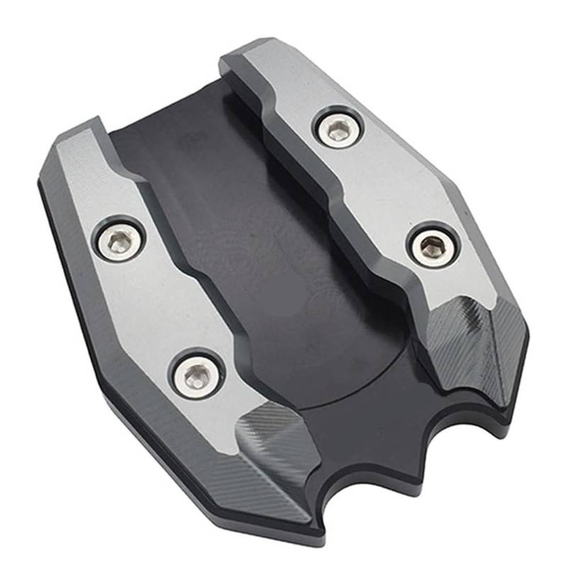 Motorrad Seitenständer Für ADV 150 2019-2021 CNC-Motorrad-Ständer, Seitenständerplatten-Vergrößerungspolster, Seitenrahmen-Stativplattenhalterung, Seitenständervergrößerer Ständerpolster(Grey) von GPNPCFMFVK