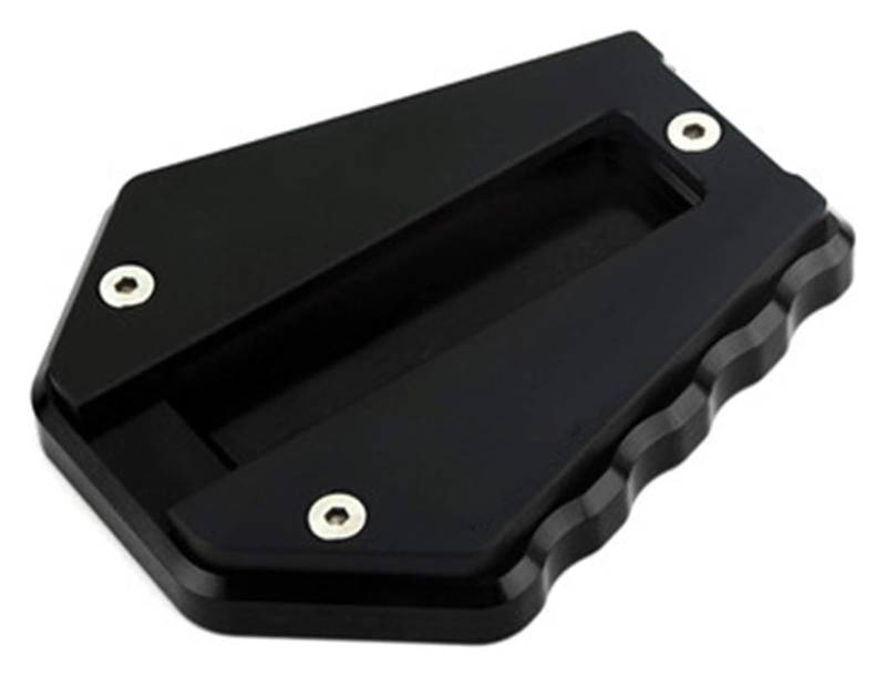 Motorrad Seitenständer Für B&enelli TRK502 BN600GS BN600 BJ600 Motorrad CNC Aluminium Ständer Fuß Seitenständer Vergrößerungsplatte Unterstützung Verlängerungspad Ständerpolster(Schwarz) von GPNPCFMFVK