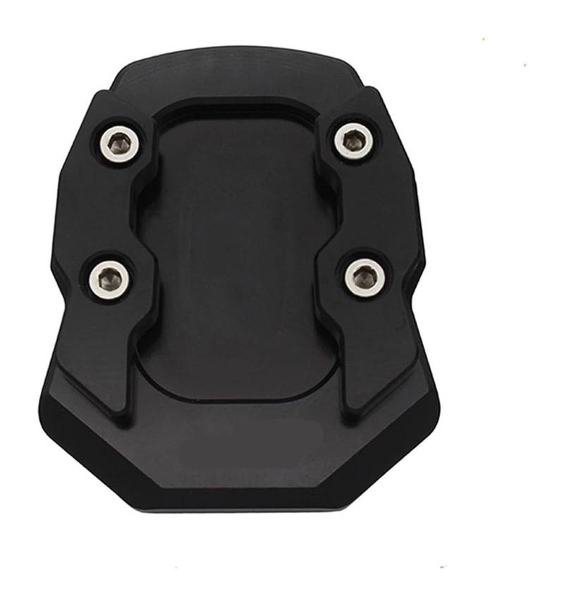 Motorrad Seitenständer Für CB300R CB 300 R 2013-2020 CNC-Motorradteile Seitenständervergrößerer Kickstand-Verlängerungsplattenpolster Seitenständervergrößerer Ständerpolster(Schwarz) von GPNPCFMFVK