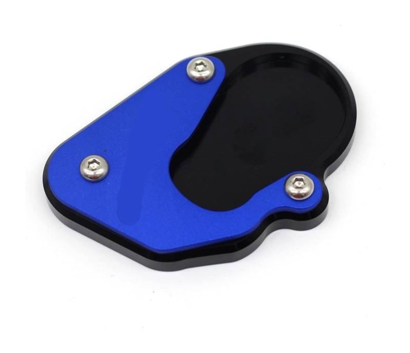 Motorrad Seitenständer Für F 850GS F850 GS 2018 2019 Motorrad CNC Seitenständer Pad Vergrößerungsplatte Kickstand Erweiterung Seitenständer Vergrößerer Ständerpolster(Blau) von GPNPCFMFVK