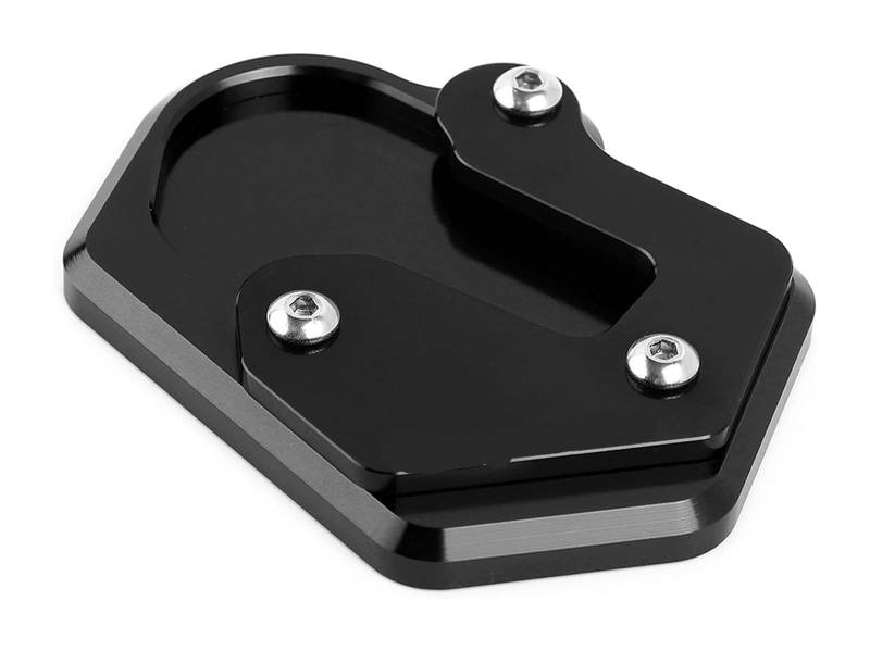Motorrad Seitenständer Für F900R F900XR F900 R XR Motorrad Ständer Fuß Seitenständer Verlängerungspolster Stützplatte Seitenständervergrößerer Ständerpolster(Schwarz) von GPNPCFMFVK