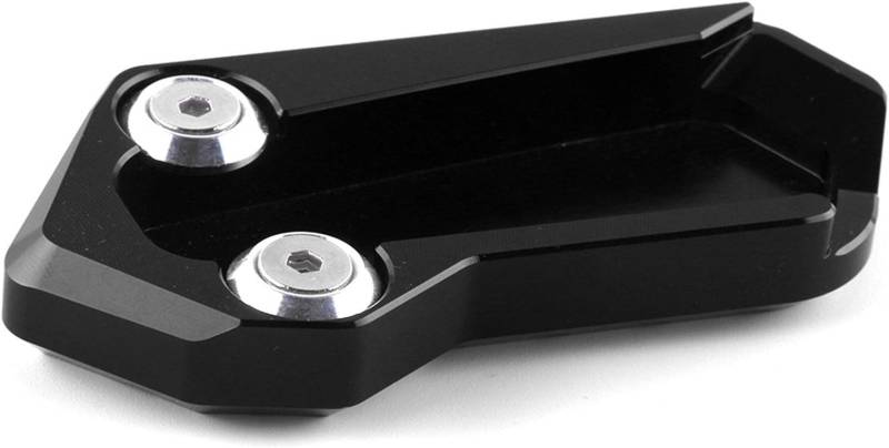 Motorrad Seitenständer Für K&ymco AK550 AK 550 2017-2020 Motorrad Vergrößern Kickstand Pad Seitenständer Flache Erweiterung Seitenständer Vergrößerer Ständerpolster(Schwarz) von GPNPCFMFVK