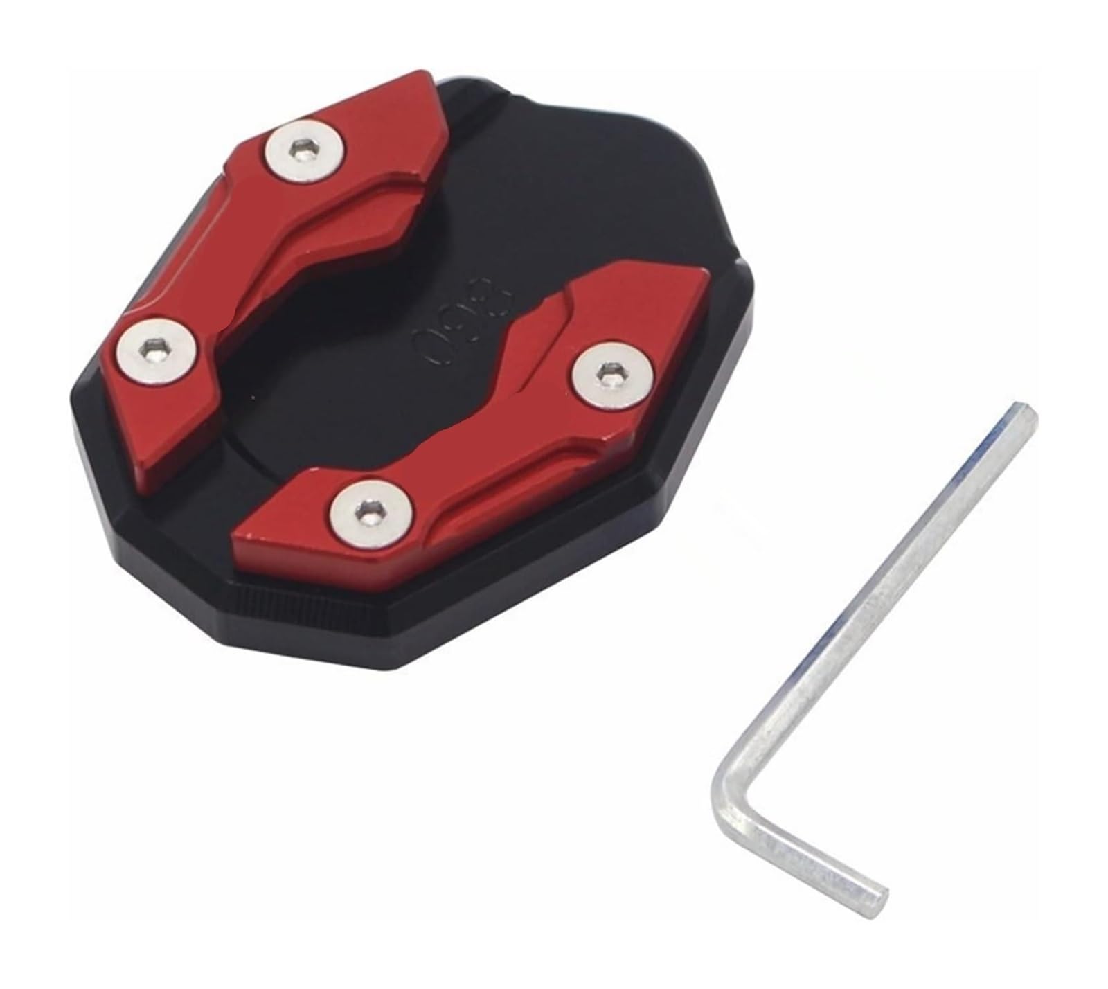 Motorrad Seitenständer Für PCX150 PCX160 PCX 150 PCX 160 PCX125 PCX 125 Zubehör Motorrad Seitenstütze Vergrößerter Block Einparkhilfe Ständerpolster(Red b) von GPNPCFMFVK