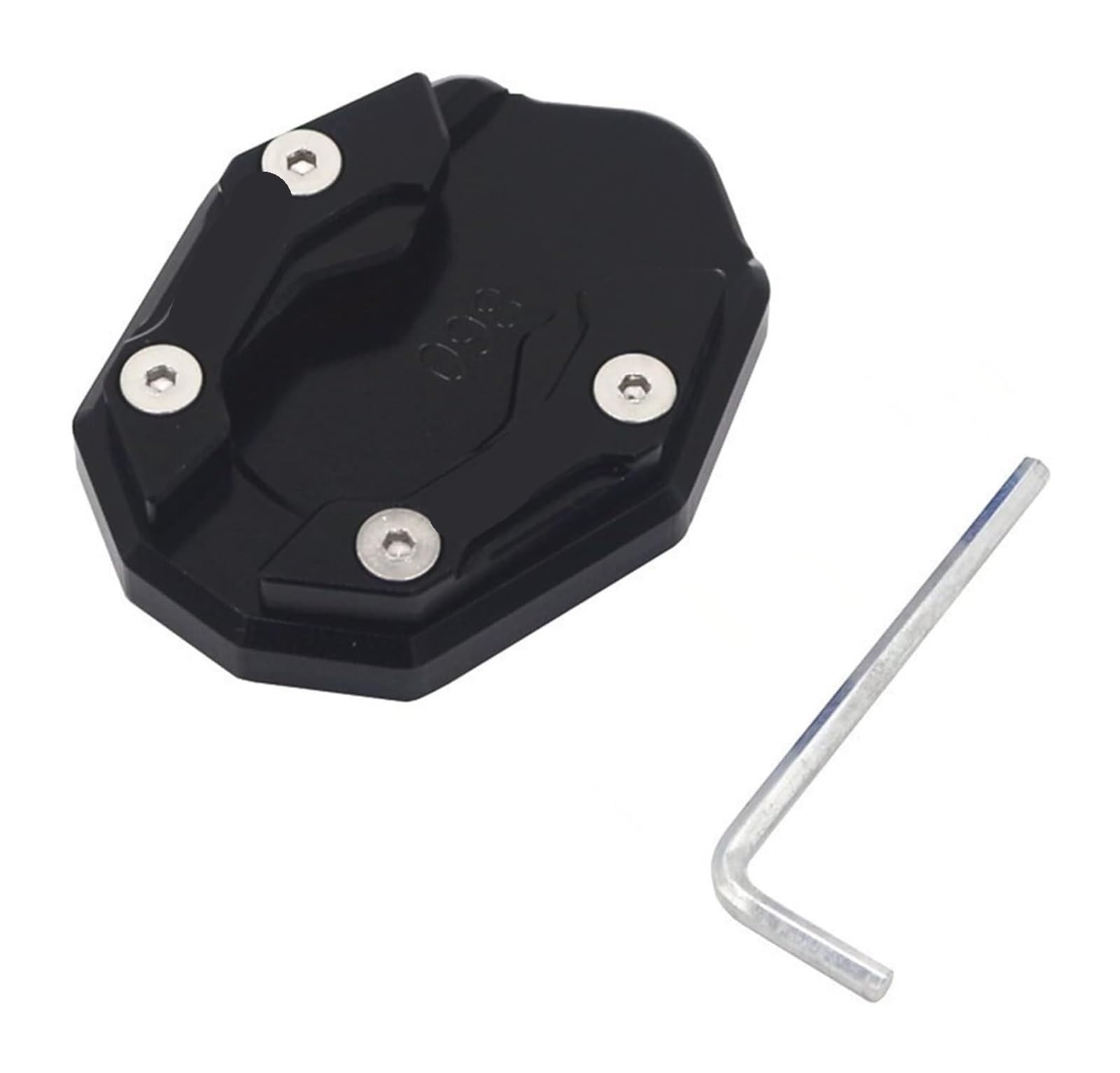 Motorrad Seitenständer Für PCX150 PCX160 PCX 150 PCX 160 PCX125 PCX 125 Zubehör Zubehör Motorrad Seitenstütze Vergrößerter Block Einparkhilfe Ständerpolster(Black b) von GPNPCFMFVK