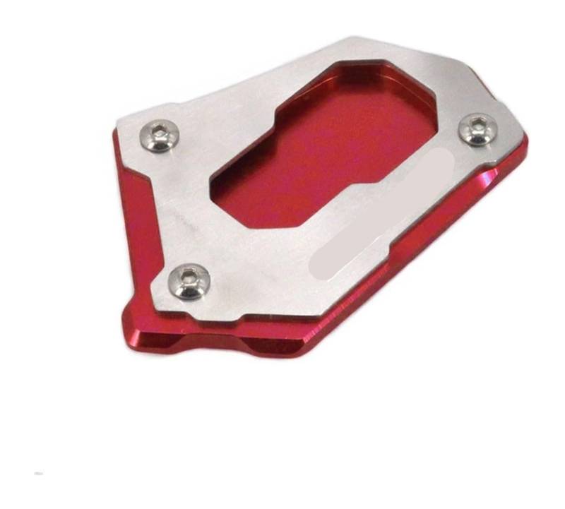 Motorrad Seitenständer Für R1250GS R1250 GS R 1250 GS 2018 2019 Motorrad CNC Ständer Verlängerungsplatte Motorräder Seitenständer Vergrößerer Ständerpolster(rot) von GPNPCFMFVK