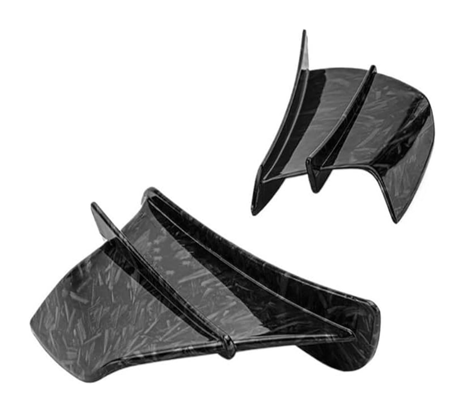 Seitliche Luftkanalabdeckung Für GSR750 Für Burgman650 Für VStrom1000 650 Motorrad Universal Aerodynamische Spoiler Flügel Kit Feste Winglet Verkleidung Seitenluftkanal(B) von GPNPCFMFVK