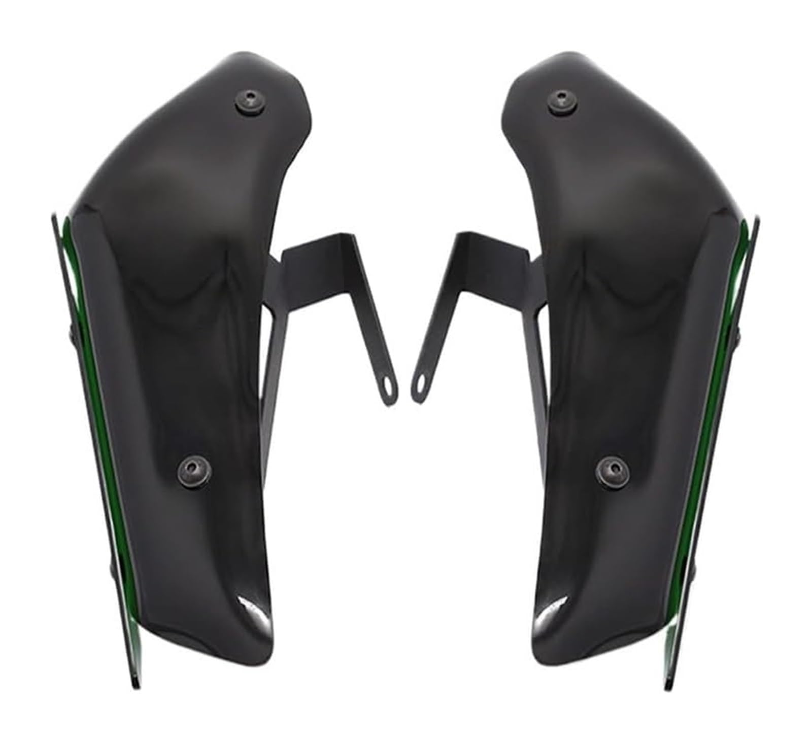 Seitliche Luftkanalabdeckung Für Ninja 400 Motorrad Aerodynamische Flügel Kit Feste Winglet Verkleidung Flügel Zubehör Motorrad Spoiler Flügel Seitenluftkanal(B) von GPNPCFMFVK