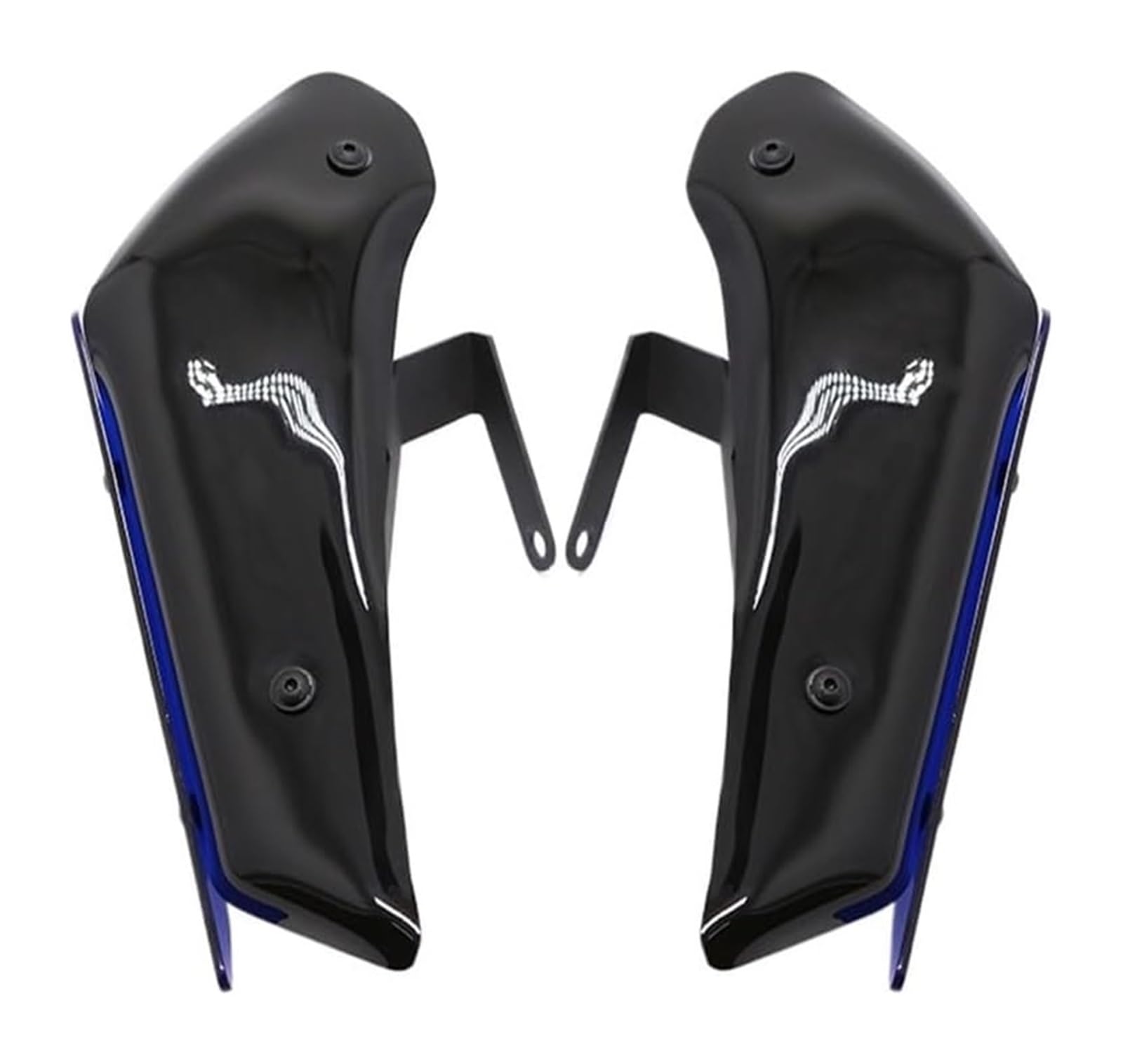 Seitliche Luftkanalabdeckung Für Ninja 400 Motorrad Aerodynamische Flügel Kit Feste Winglet Verkleidung Flügel Zubehör Motorrad Spoiler Flügel Seitenluftkanal(E) von GPNPCFMFVK