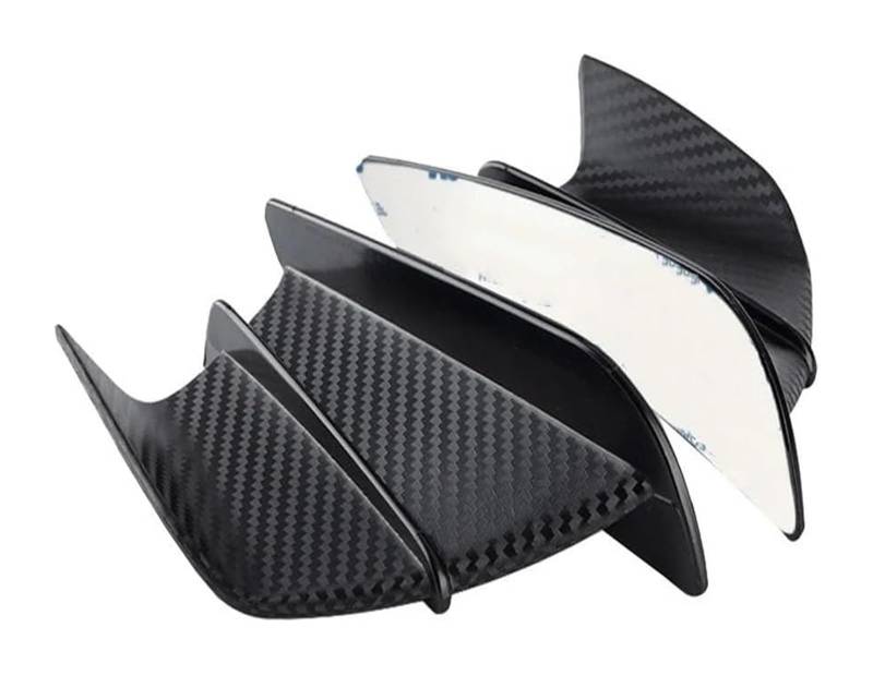 Seitliche Luftkanalabdeckung Für Ninja Für H2 H2R 2Pcs Universal Motorrad Winglet Aerodynamische Flügel Kit Spoiler Motorrad Spoiler Flügel Seitenluftkanal(2) von GPNPCFMFVK