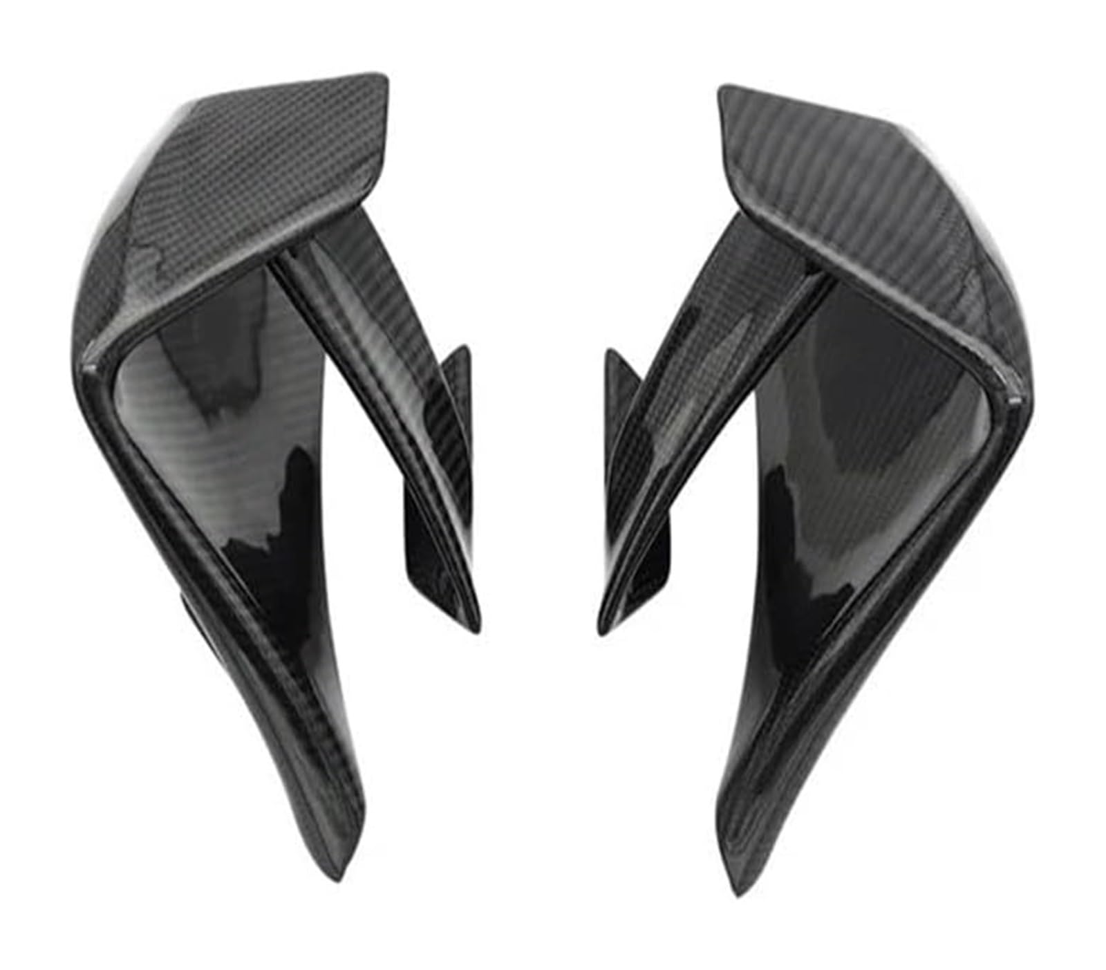 Seitliche Luftkanalabdeckung Für Suz&uki Für GSX-R600 750 2011-2018 Motorrad Winglet Vorne Aerodynamische Seite Flügel Spoiler Verkleidung Zubehör Seitenluftkanal(Matte Carbon Fiber) von GPNPCFMFVK
