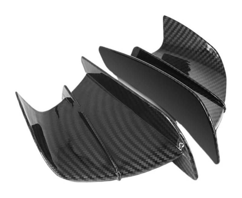 Seitliche Luftkanalabdeckung Für Y&amaha YZF R1 R1M R7 R6 R3 R125 FZ6R TZR50 FZ1 Für Fazer 8 Motorrad Verkleidung Seite Winglet Aerodynamische Flügel Deflektor Spoiler Seitenluftkanal(Carbon fiber tex von GPNPCFMFVK