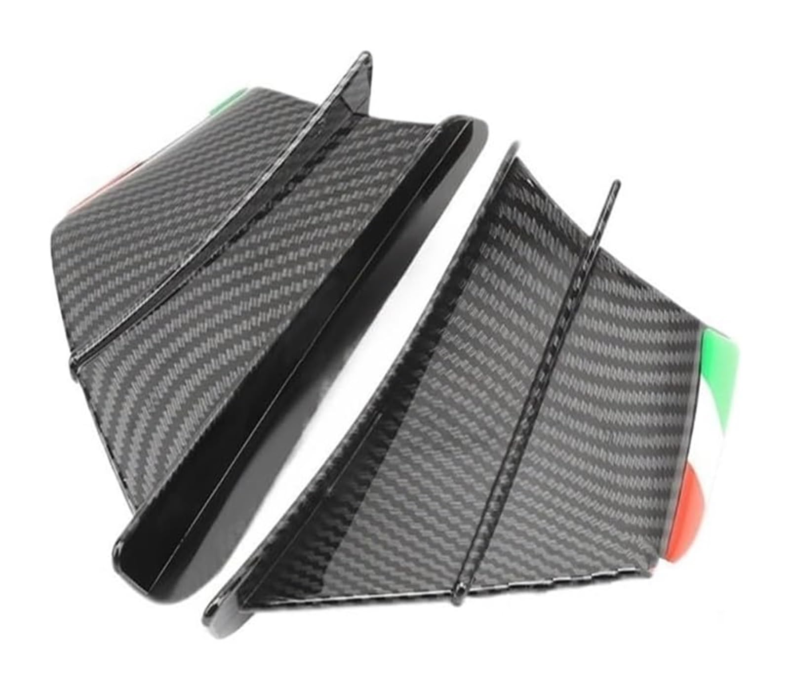 Seitliche Luftkanalabdeckung Motorrad Universal Dynamic Spoiler Winglet Aerodynamischer Flügel Spoiler Modifikation Motorrad Spoiler Wing Seitenluftkanal(D) von GPNPCFMFVK