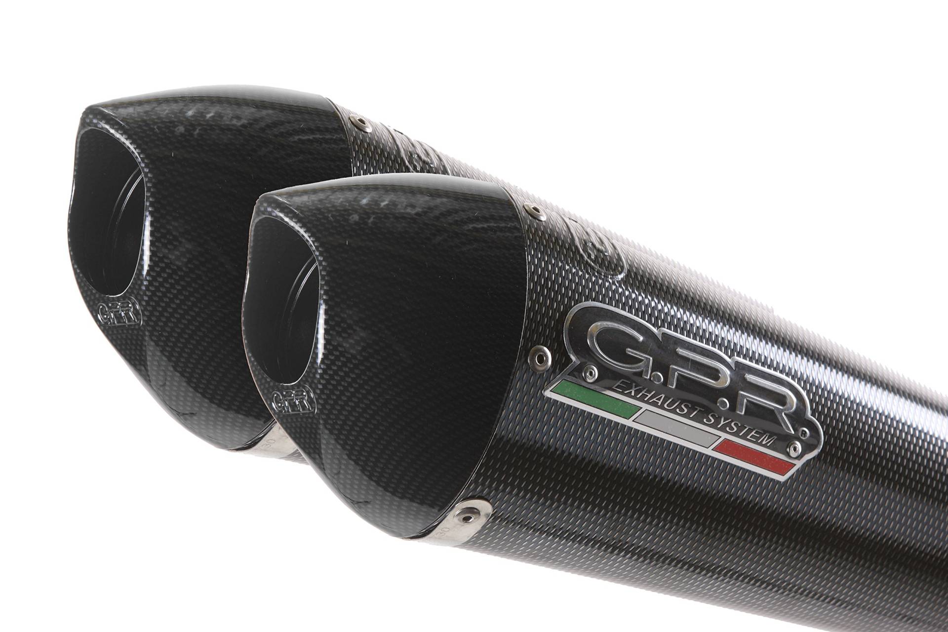 GPR Auspuff Endkappe – Ducati Monster 1000 2003/05 Dual HOMOLOGATED Slip Exhaust System with CATALYSTS High Level by GPR Exhaust Systems der EVO Poppy Line von GPR EXHAUST SYSTEM