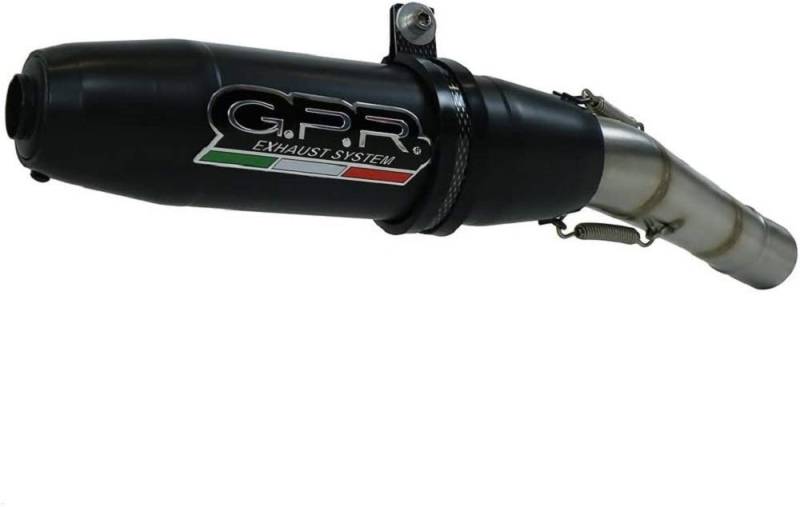 GPR Auspuff Yamaha FZS 600 Fazer 1998/03terminale zugelassen mit raccordodeeptone schwarz von GPR Italia