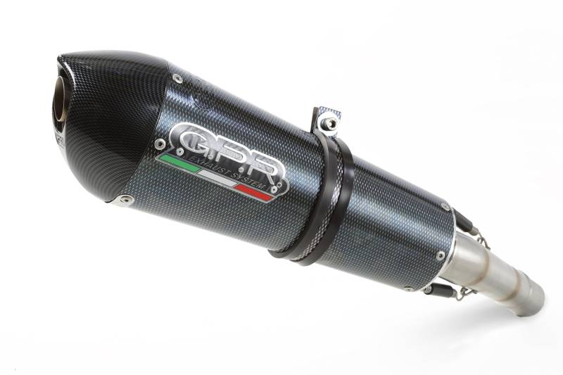 GPR Auspuff für Honda CB 400 2008/16 Terminal zugelassen mit Verbindungsstück Serie der EVO Poppy von GPR EXHAUST SYSTEM