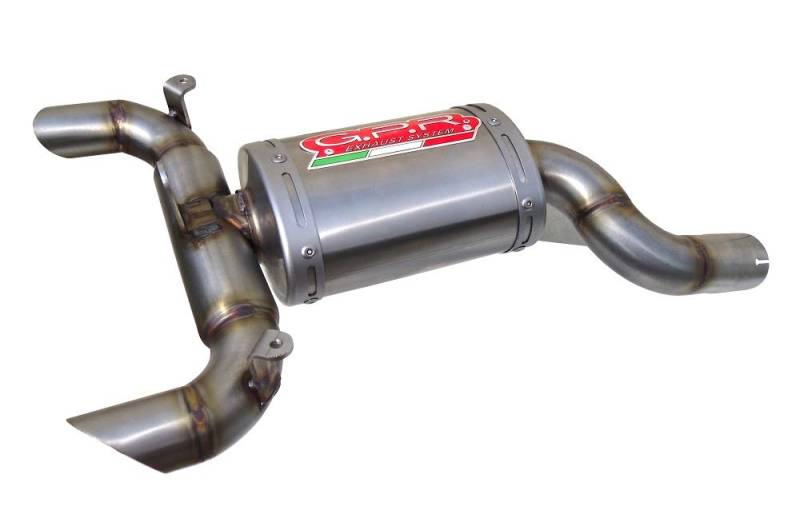 GPR Auspuff Endkappe – GSR 600 2006/11 Ghost Line HOMOLOGATED Slip Exhaust System Ghost by GPR Exhaust Systems Titanium Oval Line von GPR