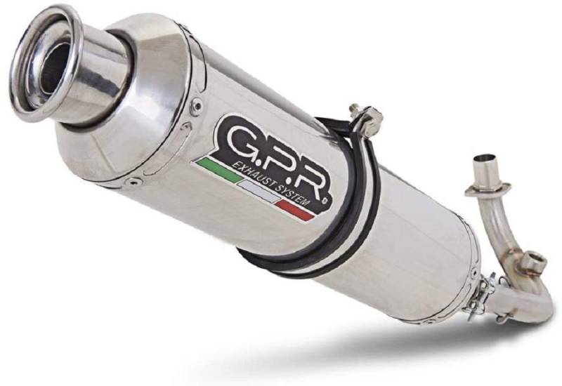 GPR Auspuff für Yamaha X-Max 250 2005/06 Komplettanlage zugelassen und katalysiert für Scooter Serie 4ROAD Round von GPR Italia