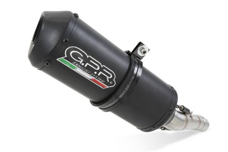 GPR Exhaust System, Auspuff – Paar Endstücke zugelassen und katalysiert mit Anschlussstück, Gusseisen, Ducati Monster 1000 2003/05 von GPR Italia