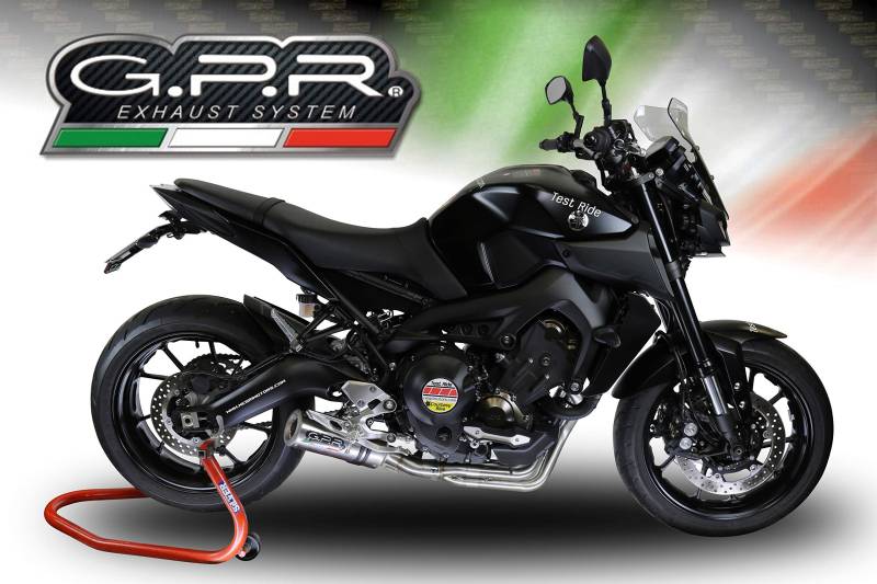 GPR Italia CO.Y.195.M3.TN genehmigt Rumore + Racing Yamaha Mt-09 / Fz-09 2017/18 M3 Titanium Natural von GPR Italia